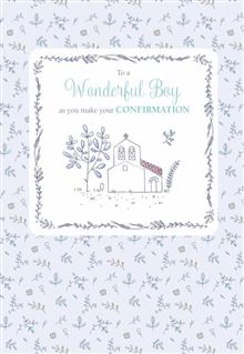 Boy 8x5 - Blue church