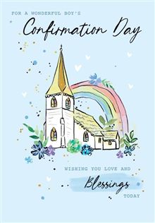 Boy 7x5 - Church And Rainbow