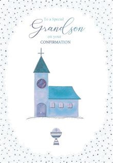 Grandson 8x5 - Blue Church
